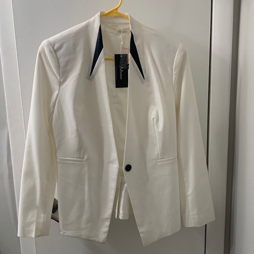 Semi off white size medium blazer.